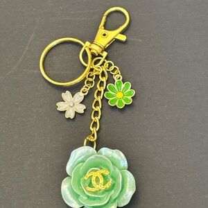Flower keychain - you choose what color.